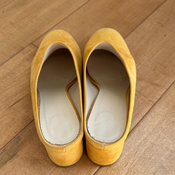 Everlane Mustard Suede Mules - Picture 5 of 6